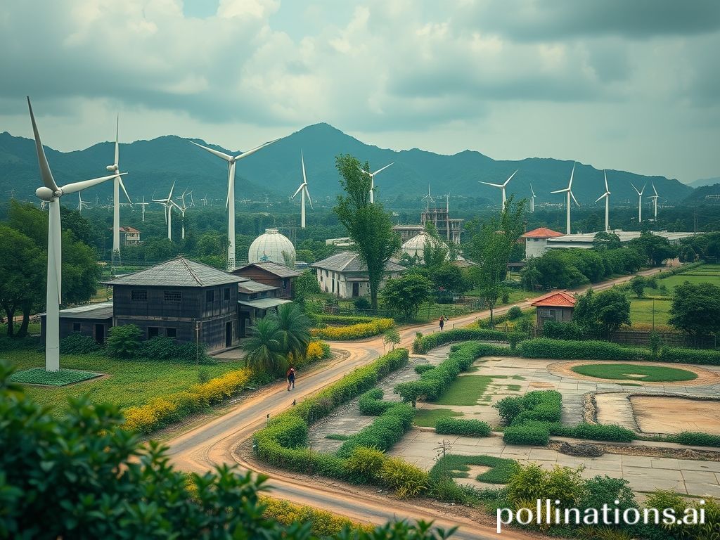 India's green energy future: solar and wind power transforming the landscape and cities.