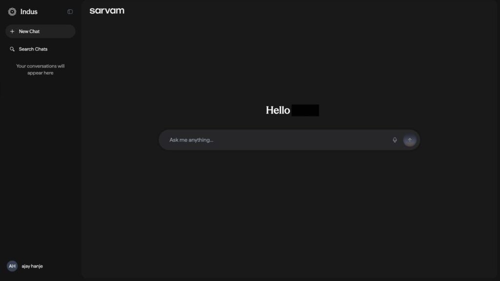 Sarvam Unveils Indus AI Chat App to Challenge Global Leaders